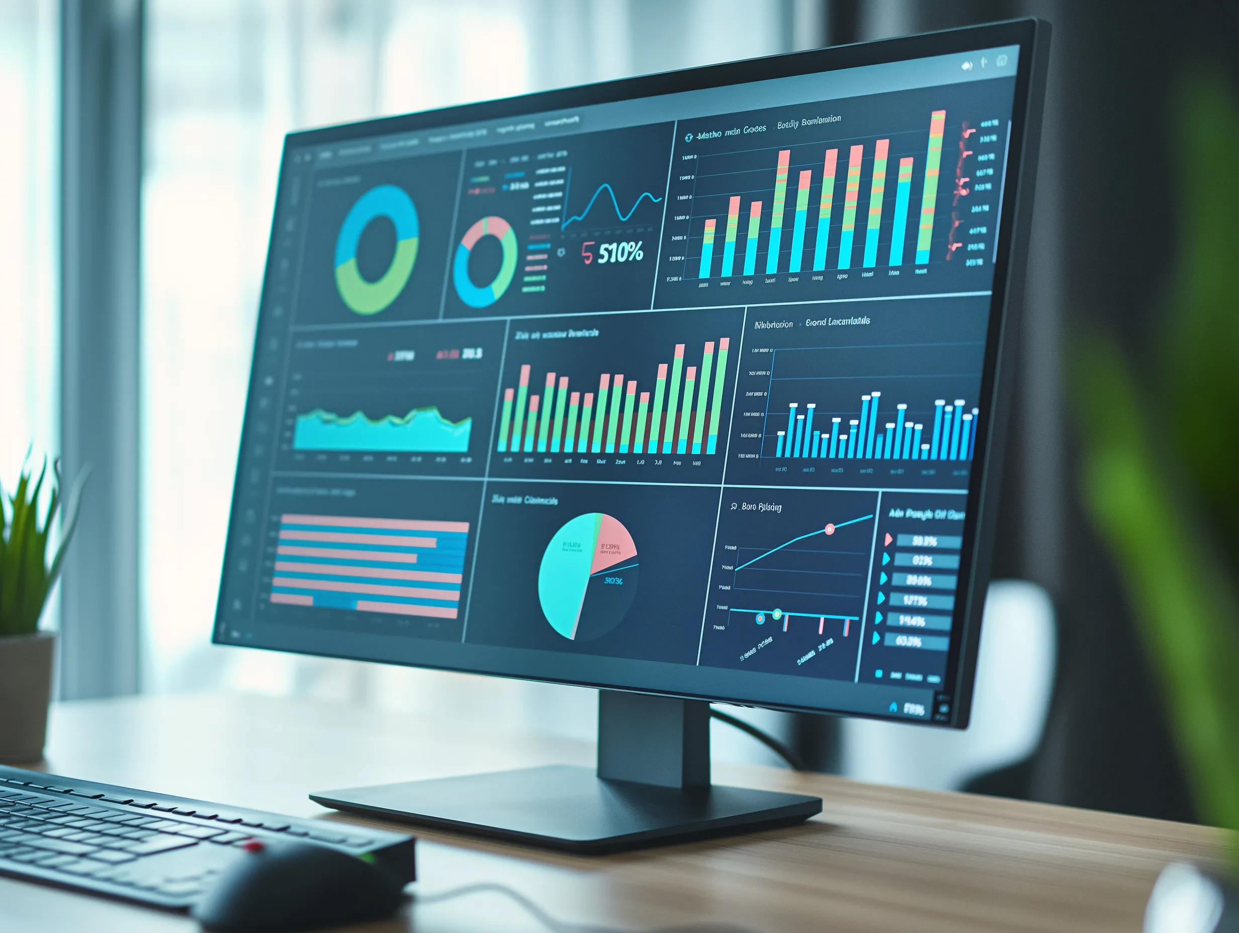 Custom web application dashboard